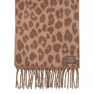 Leopard Victoria Secret PINK Print Fringe Scarf